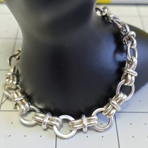 Sterling Silver Link Bracelet  #0175